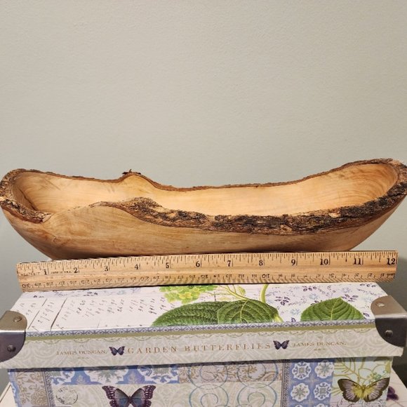 Natural Wood Oblong Serving Tray - Picture 7 of 8